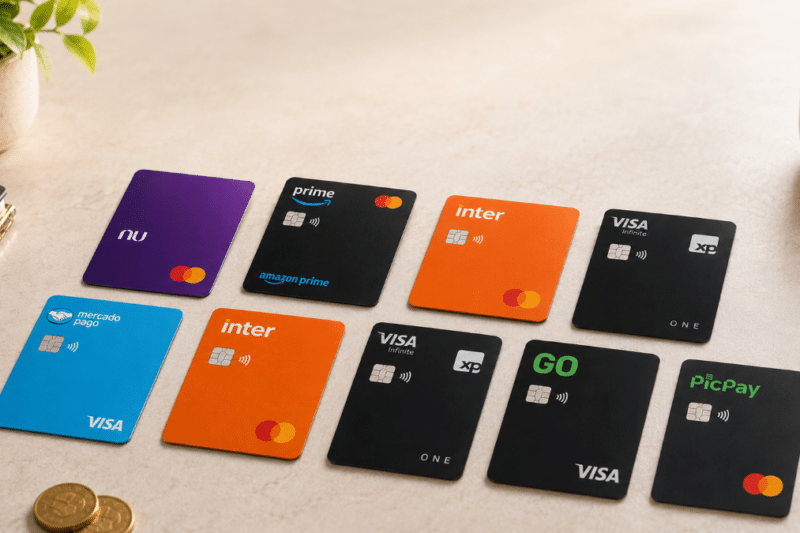 Cartão de crédito para economizar: como usar cashback e sem anuidade a seu favor em 2026