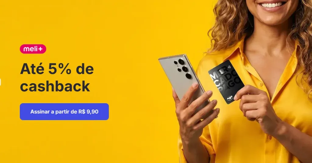 Assinante Meli+: confira quais benefícios estão incluídos na assinatura do Mercado Livre 2 Assinatura Meli+ com benefícios de cashback e vantagens em compras no Mercado Livre.