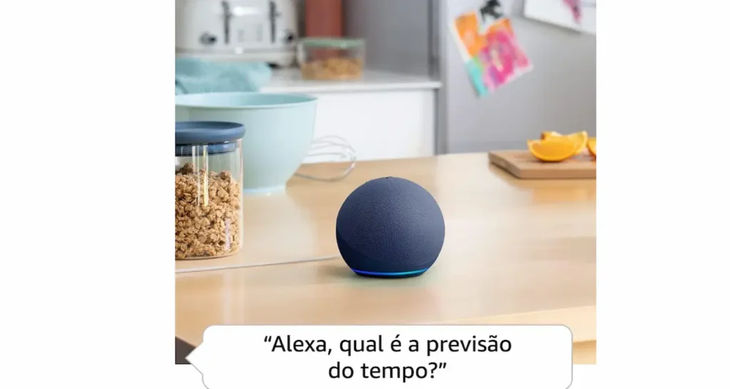 Echo Dot com Alexa tem 49% de desconto nas versões preta e azul; veja como garantir a oferta na Amazon 2 Echo Dot com Alexa e sensor integrado de temperatura.